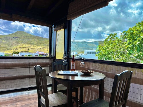 GOFIO lovely apartment in panoramic terrace in old mill of1912