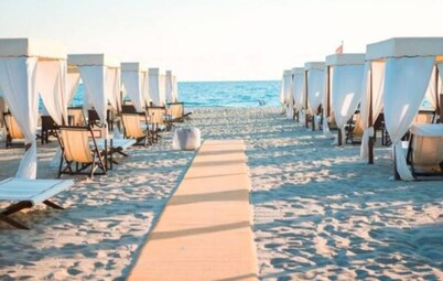 Italy, Tuscany, Versilia, Cinquale 400 meters from the sea and 3km from Forte dei Marmi