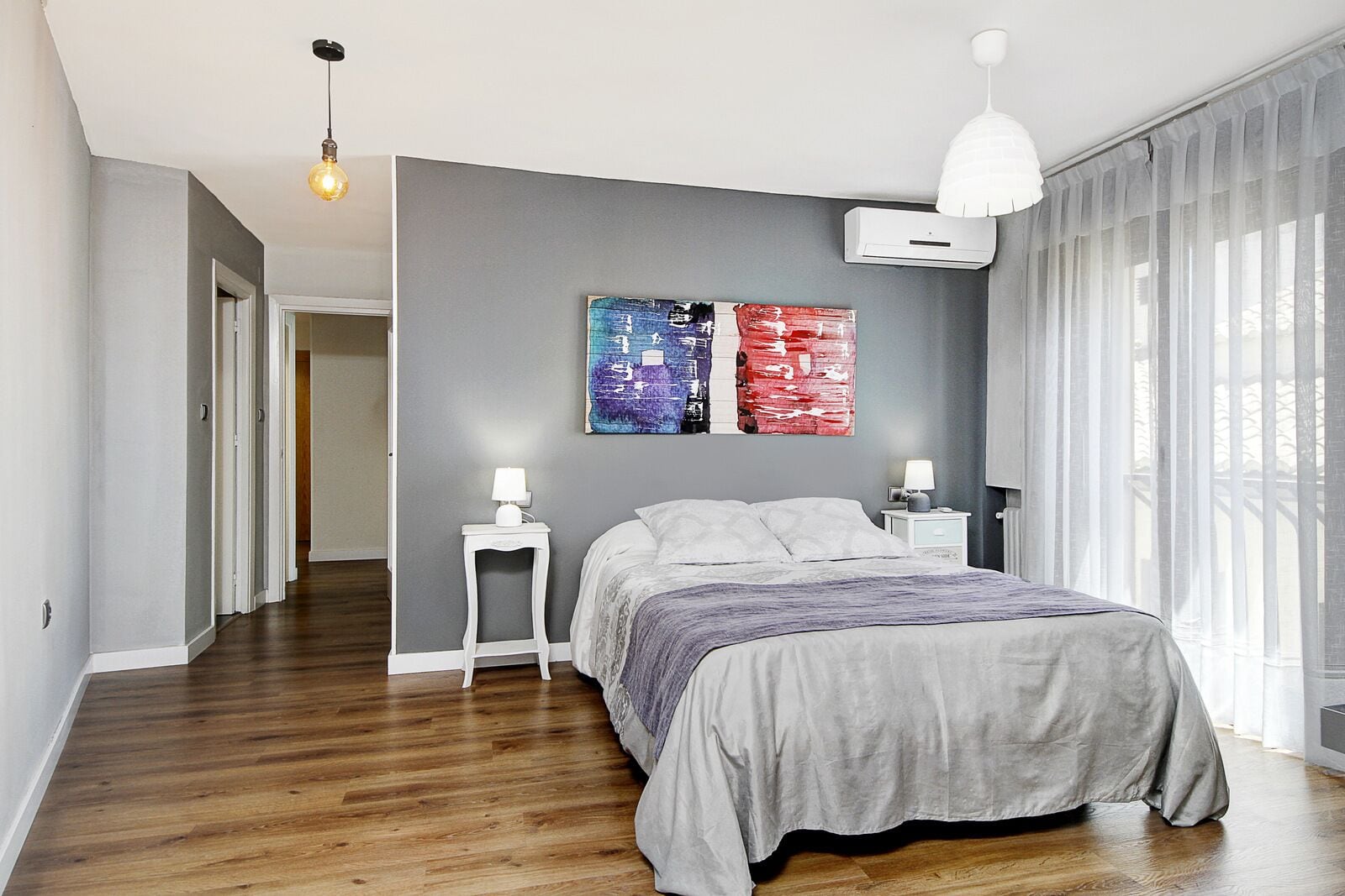 2 bedrooms, soundproofing, iron/ironing board, travel crib