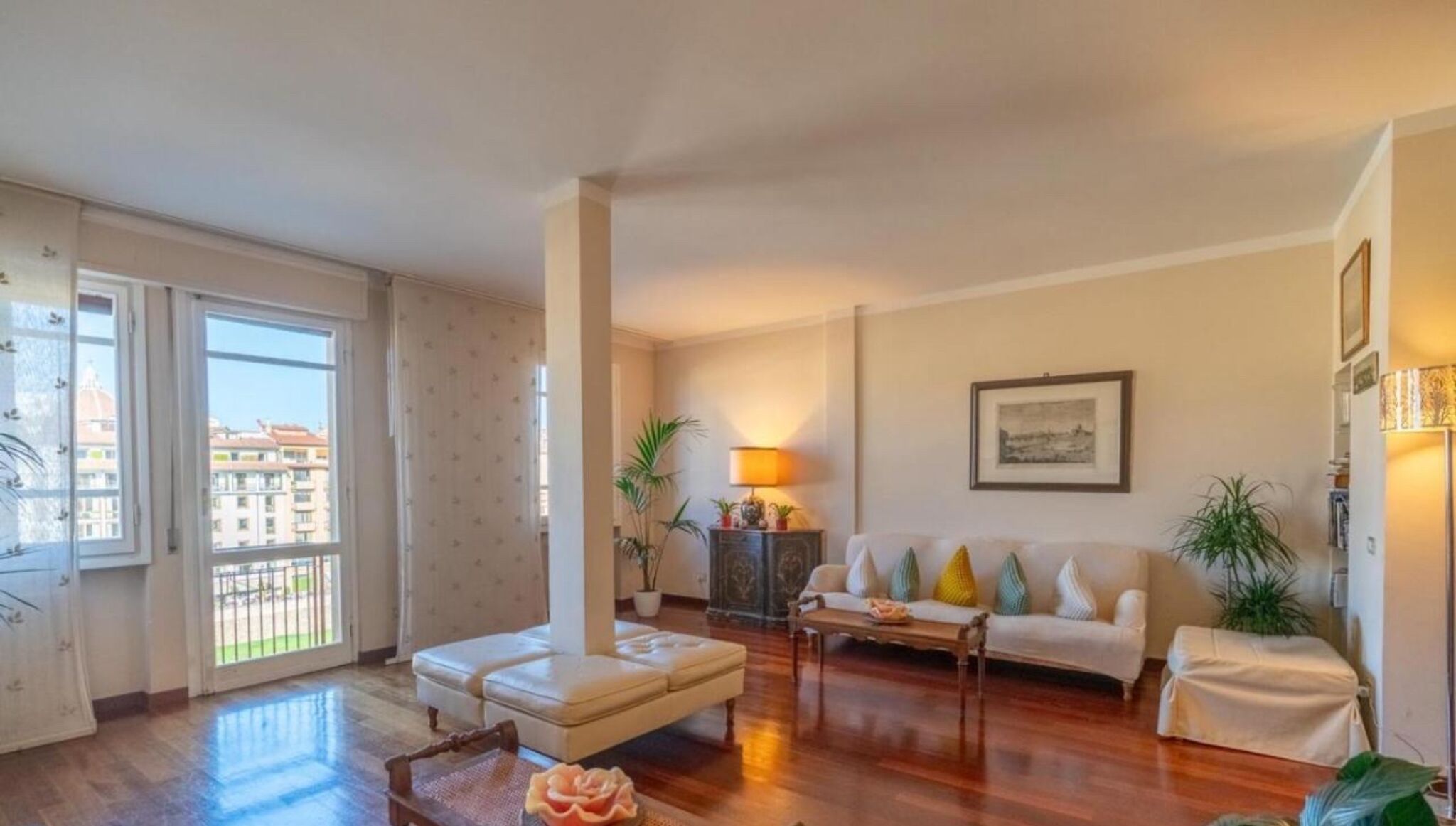 Smart TV, DVD player, video library, stereo