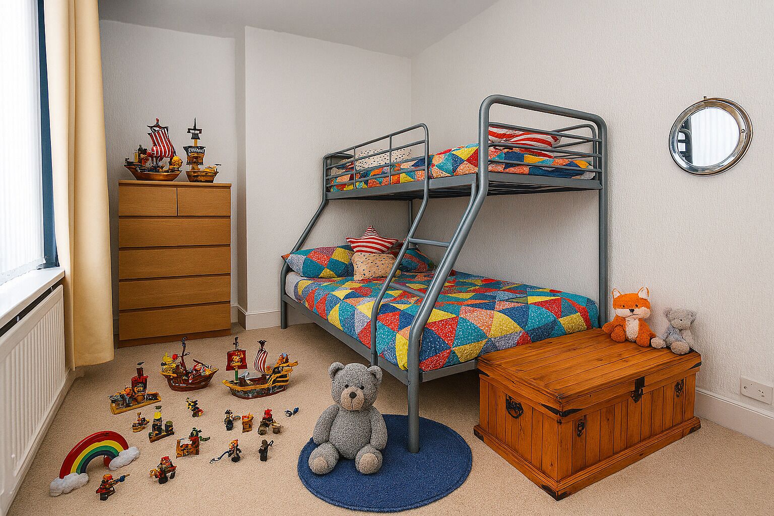 2 bedrooms, desk, iron/ironing board, free WiFi