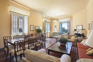 Télévision, cheminée, table de tennis de table