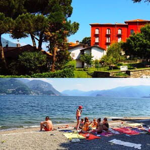 Aan het strand, ligstoelen aan het strand