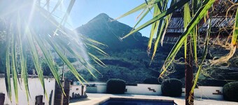 Remote mountain villa with stunning views and private pool to sleep up to six