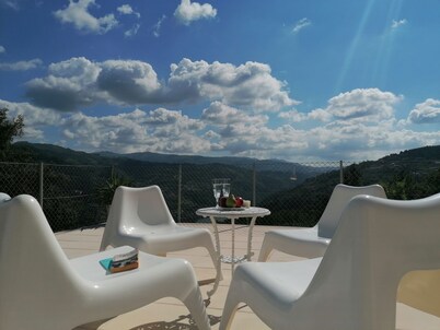 Terraza Casa Douro - Vistas al río Valle del Duero 60 'de Oporto Oferta de última hora