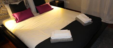 1 makuuhuone, silitysrauta/-lauta, vauvan matkasänky, ilmainen Wi-Fi