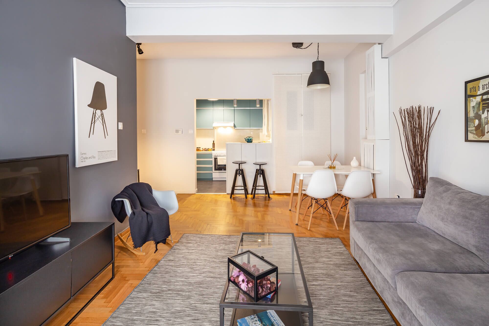 Smart TV, Netflix, books, streaming services