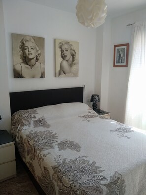 2 bedrooms, in-room safe, iron/ironing board, travel crib