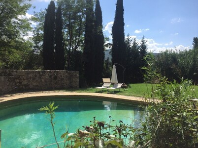Farmhouse in old mill nestled in the beautiful Chianti hills