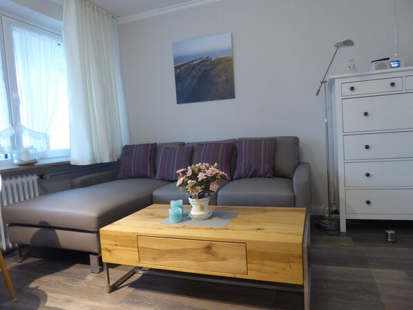 Smart TV, DVD player, books