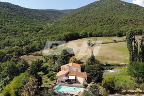 Exterior - 4* villa big private heated pool, deluxe hottub, natural setting, zircon (Mosset)