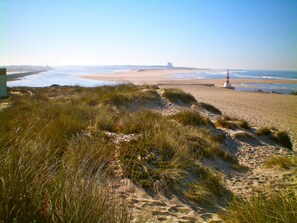 Aan het strand