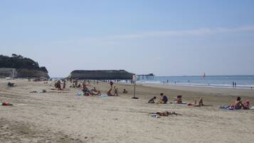 Vlak bij het strand