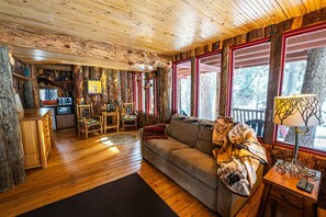 Télévision, cheminée