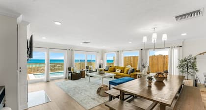 EXCLUSIVE OCEANFRONT 4/3 BEACH HOUSE HOTTUB +Private POOL