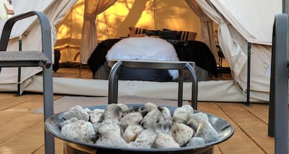 Sibley Bell Tent 2 @EvansCliff, schönes Canyon-Hochhausdeck mit Whirlpool !!