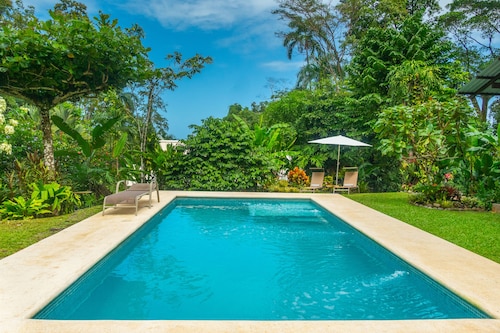 Ocean view luxury property with pool in the jungle at 10 min walk to the beach.