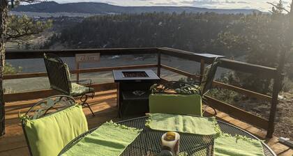 29ft Alpha Wolf RV PLUS Sibley double bell tent COMBO! @EvansCliff, Hot Tub!