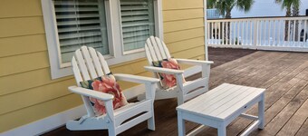 Beach Home with Wraparound Deck and Path to Sand