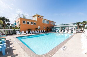 Una piscina climatizada