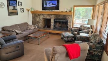 TV, video games, DVD player, stereo