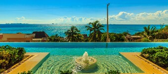 Three floors with a roof top terrace to enjoy sunrise & sunset