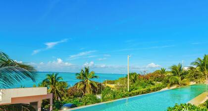 Three floors with a roof top terrace to enjoy sunrise & sunset