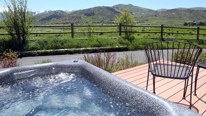 Park City with a view on the Swaner Preserve