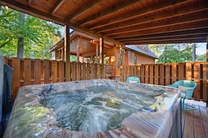 Idromassaggio all'aperto