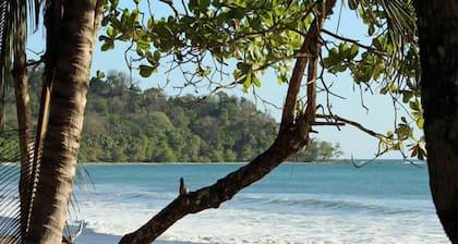 3 minutos a pie a la exquisita Playa Hermosa! No hay caminos para cruzar o colinas para caminar!