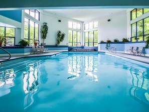 Indoor pool, outdoor pool