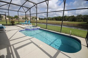 Outdoor pool, a heated pool - Your Home Away From Home, Close to Disney, Safe and  Professionally Managed  (Kissimmee)