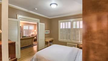 2 bedrooms, iron/ironing board, travel crib, free WiFi