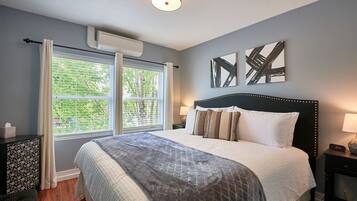 1 bedroom, iron/ironing board, travel crib, free WiFi