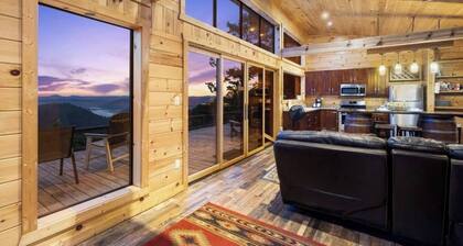 Summit Cabin | 180° Lake Views & Off-Grid Escape