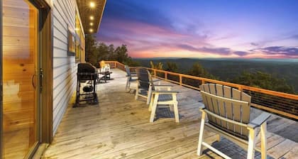 Summit House - 180 asteen panoraamanäkymät Kiamichi Mtns & Lake Broken Bow