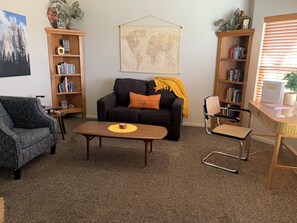 TV, fireplace, DVD player, table football