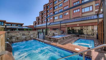 Indoor pool, a heated pool