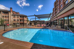Indoor pool, a heated pool