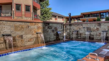 Indoor pool, a heated pool
