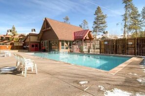 Una piscina riscaldata