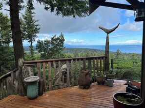 Terrace/patio - Spectacular Views!! 1.5 miles from Eastsound (Eastsound)