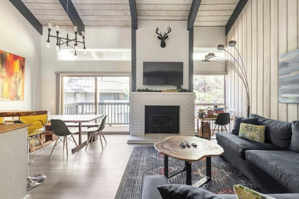 Smart TV, fireplace, video games, foosball