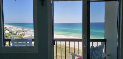 Gulf- AND Lake-front balconies at beach resort