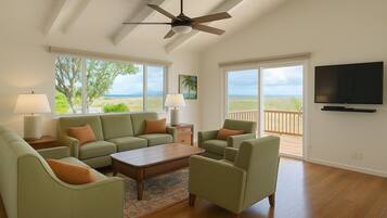 Smart TV, DVD player, stereo