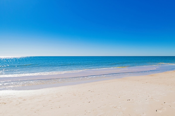 On the beach