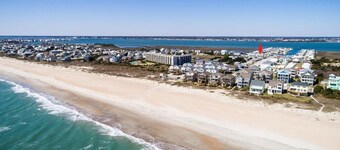  Belle vue sur l'océan / côté sonore 3 BR 3. 5 bains Cottage à Atlantic Beach 