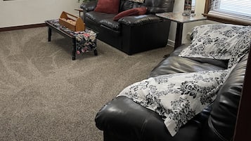 Smart TV, DVD player, books