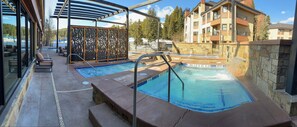 Indoor pool, outdoor pool