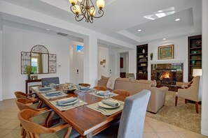 Dining - Private Gated Pool/Spa home with mountain views close to everything!  (La Quinta)